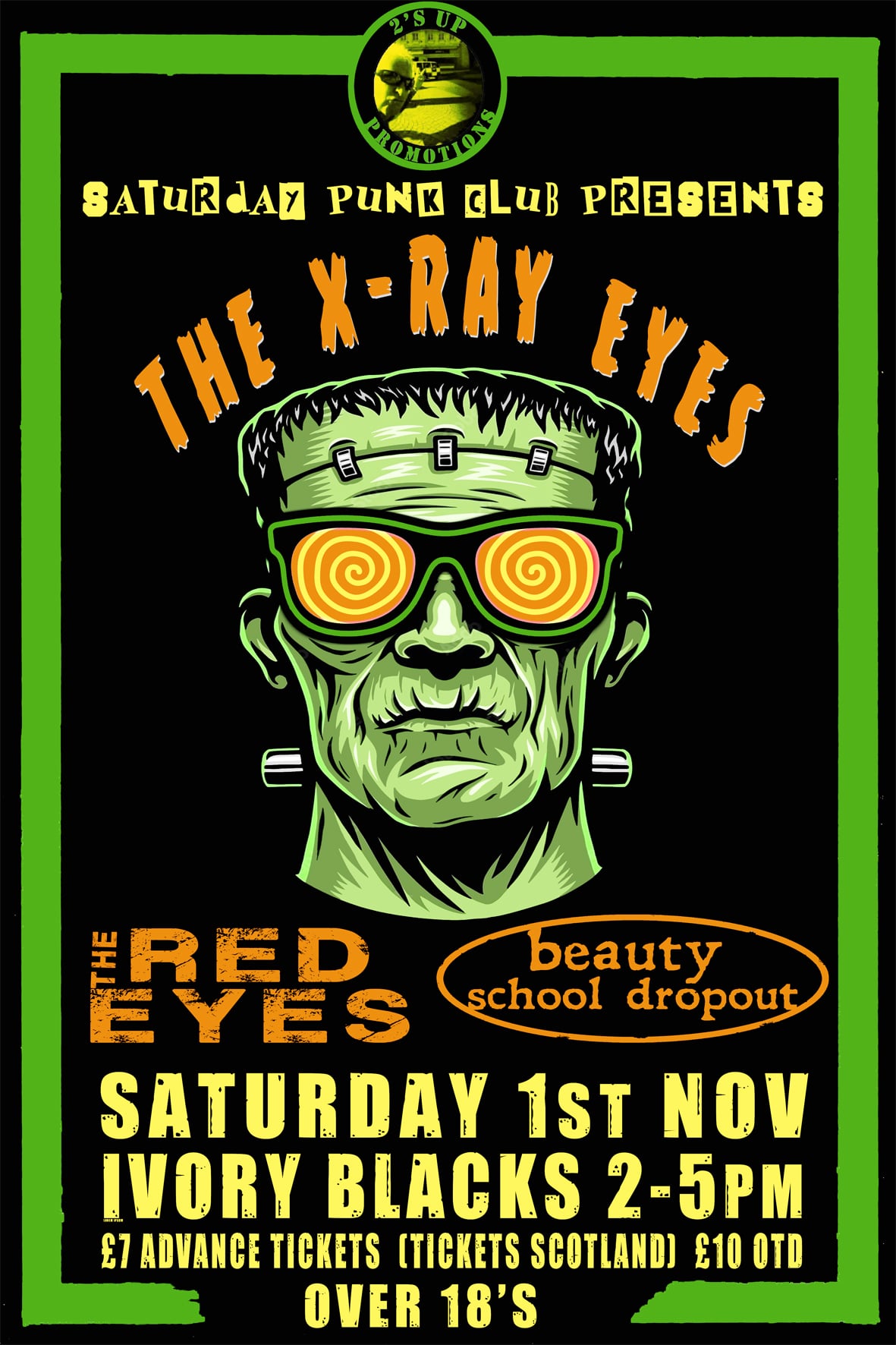 Saturday Punk Club with The X-Ray Eyes + Buzzbomb + Beauty School Dropout