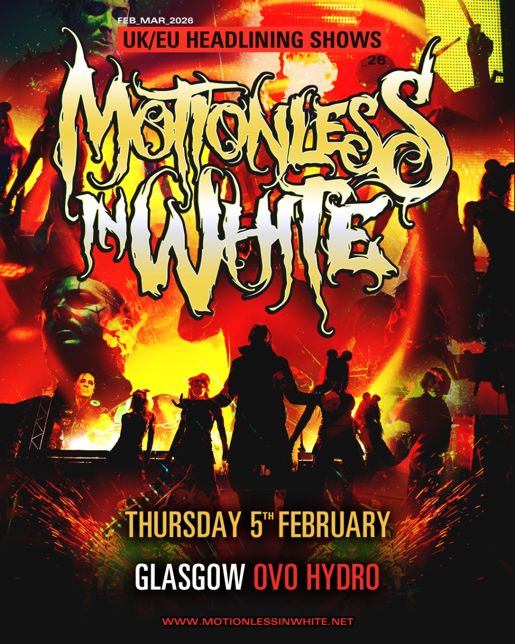 Motionless In White - Standing Area 