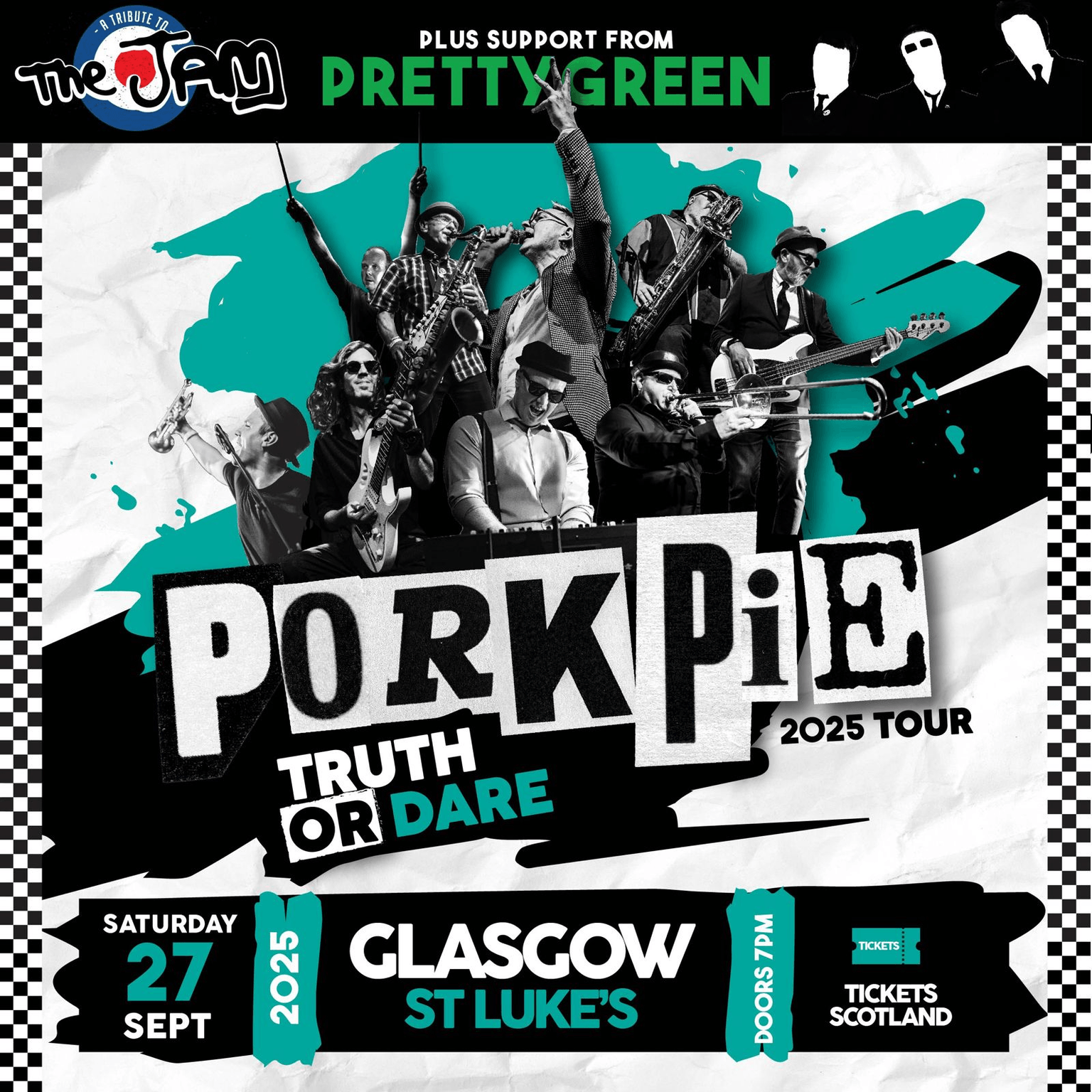  PorkPie Live plus Pretty Green (The Jam)