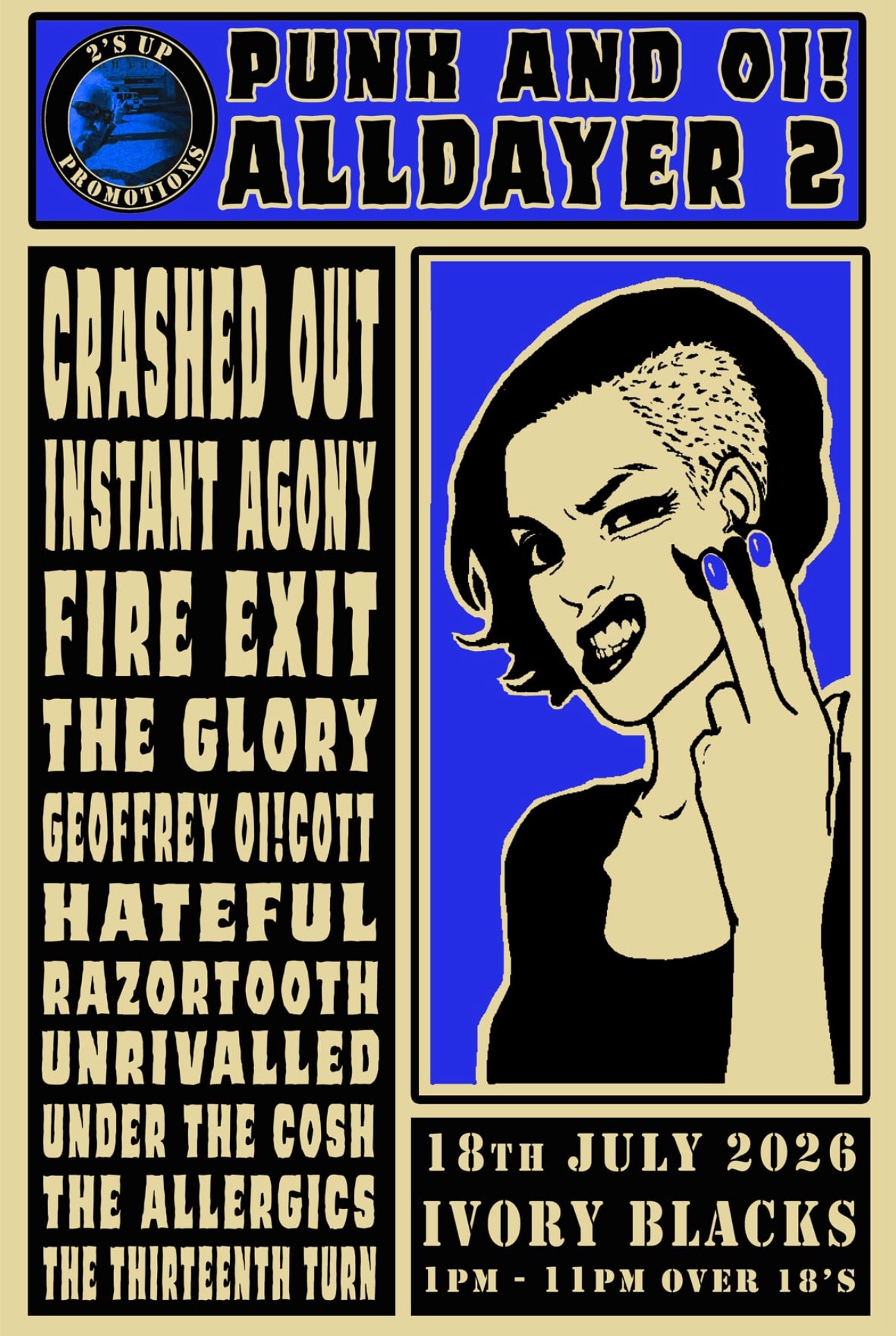 Punk and Oi! Alldayer 2 featuring Crashed Out