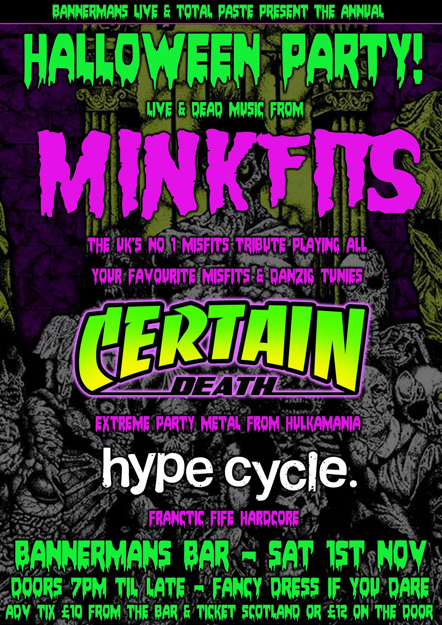 Minkfits + Certain Death + Hype Cycle