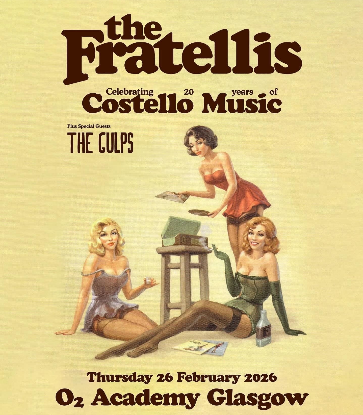 The Fratellis *on sale Fri 18 July 10am*